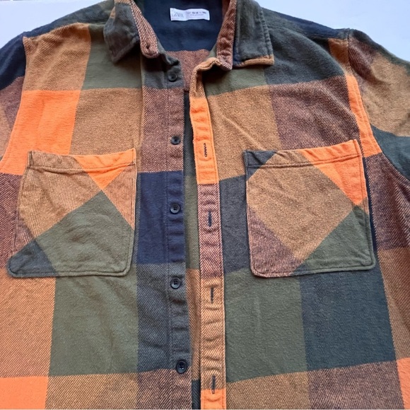 Zara Multicolor Plaid Shirt - Picture 3 of 9